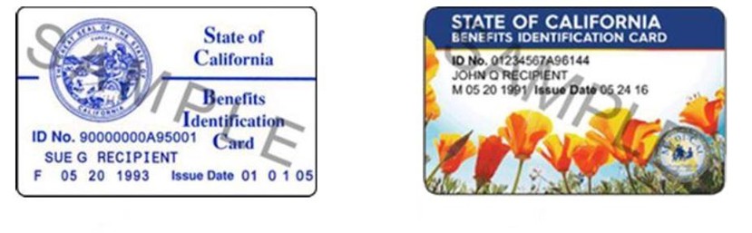 CA Benefits Identification Card